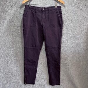 Mudd Pants Junior Size 11 Purple Flex Stretch Utility Skinny